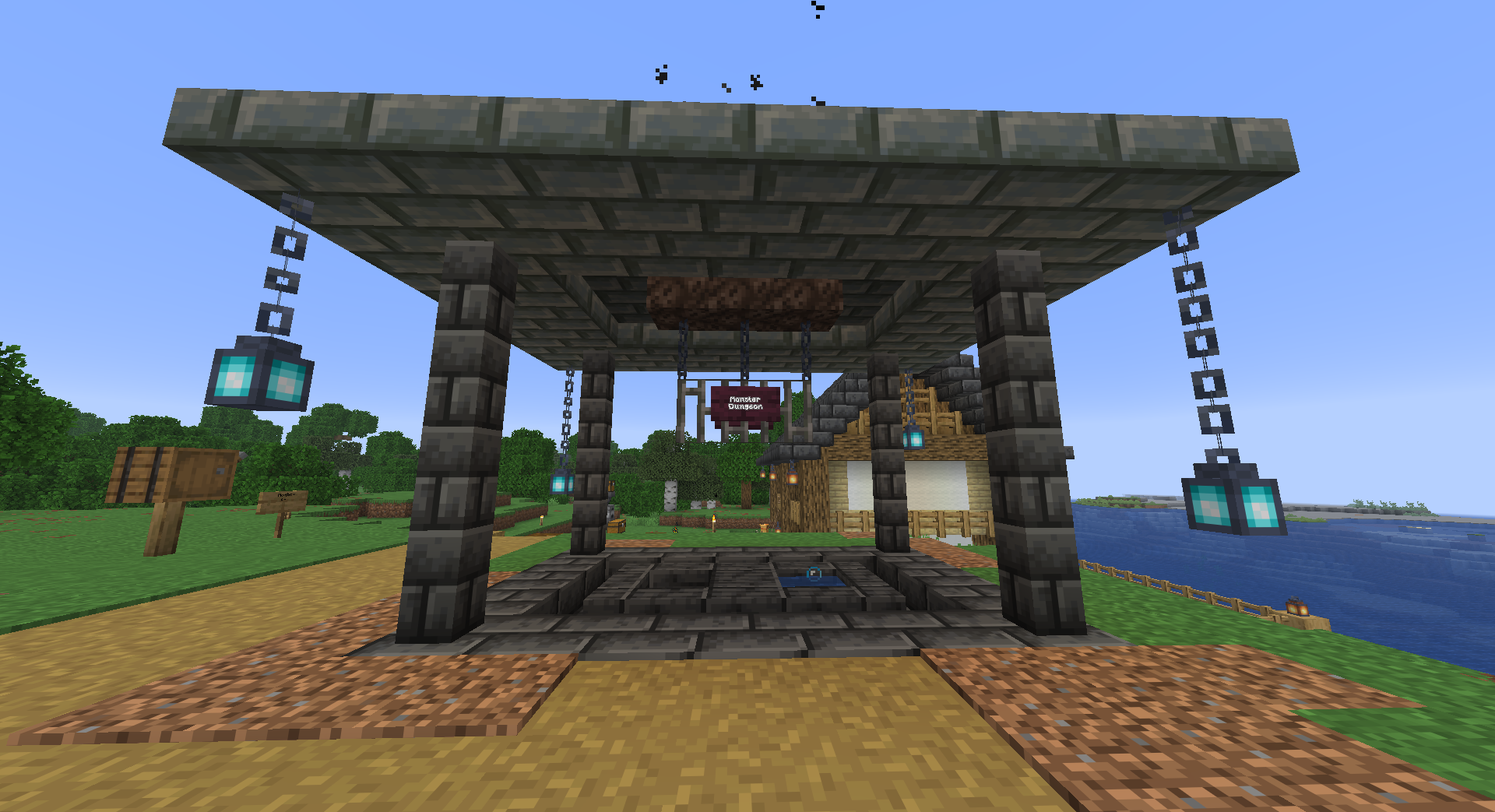 Our current, potentially temporary, spawner entrance.
