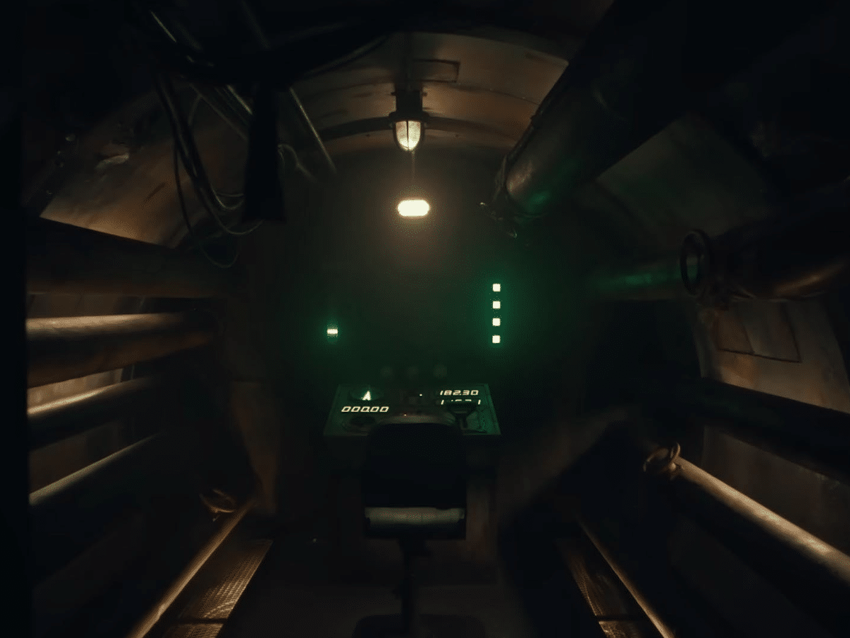 The Interior of the SM-13 "Iron Lung" in the film.